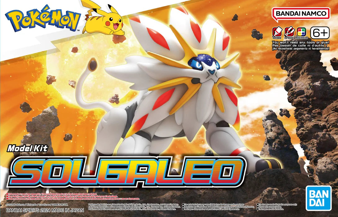 Solgaleo Bandai Pokemon model kit