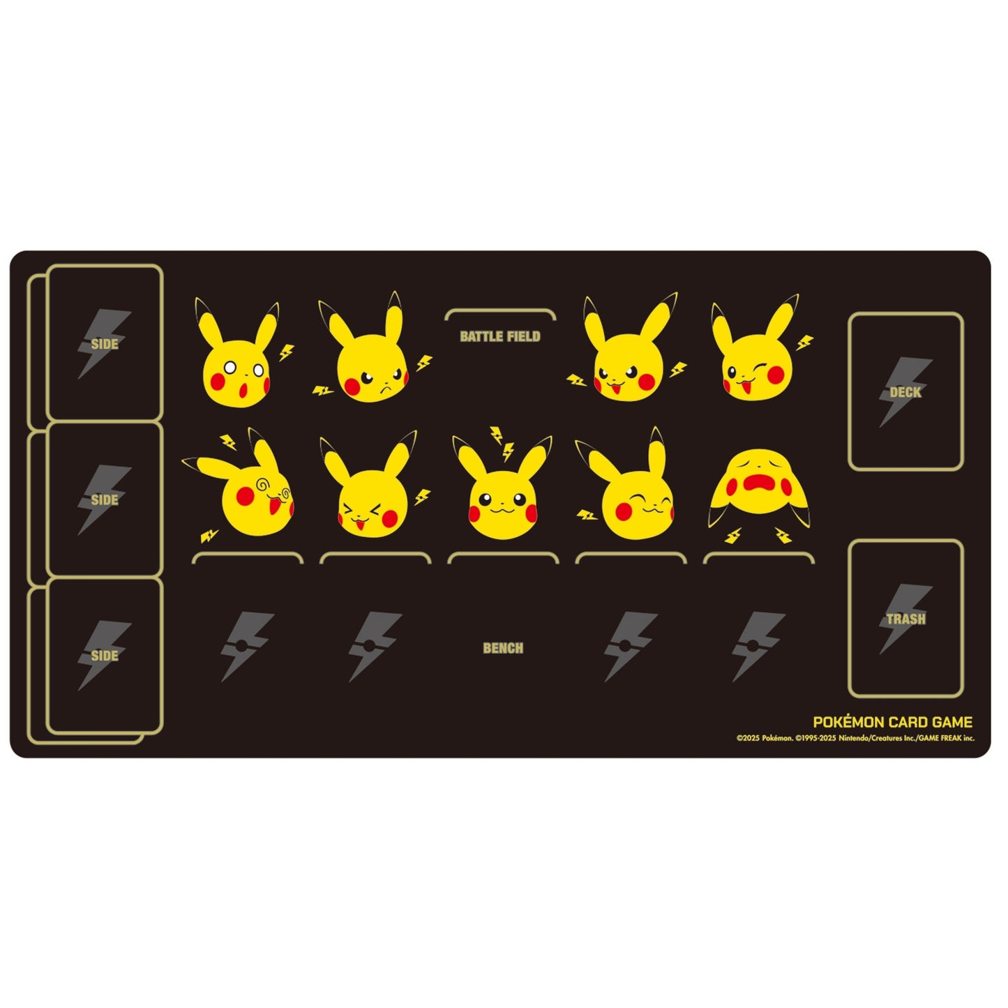 Pokémon Center Japan Official Playmat: Pikachu Emoji Playmat