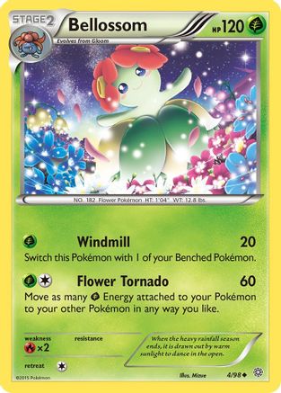 Bellossom 4/98 - XY Ancient Origins Reverse Holofoil