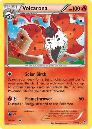 Volcarona (17) 17/98 - XY Ancient Origins Reverse Holofoil