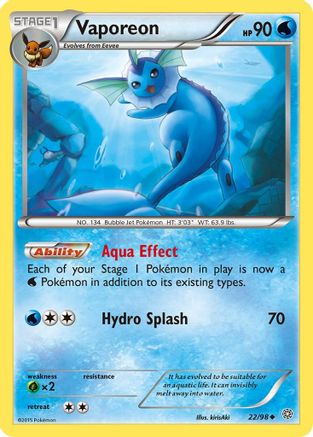 Vaporeon 22/98 - XY Ancient Origins