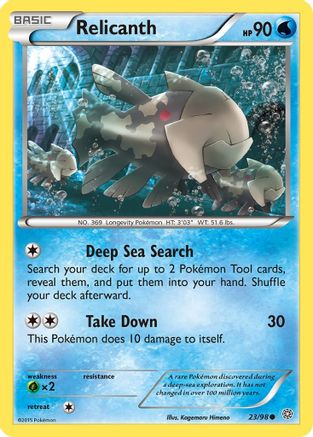 Relicanth 23/98 - XY Ancient Origins Reverse Holofoil