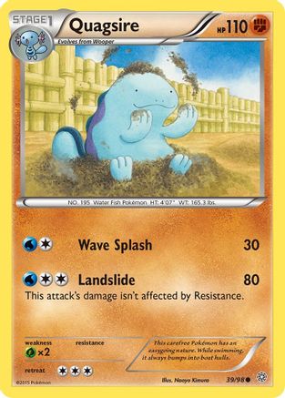 Quagsire 39/98 - XY Ancient Origins