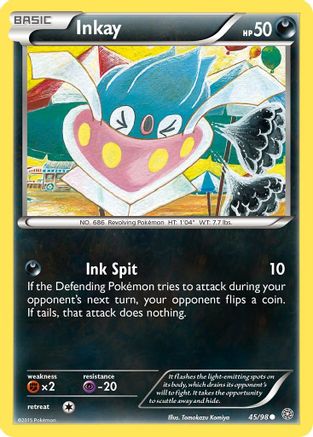Inkay 45/98 - XY Ancient Origins Reverse Holofoil
