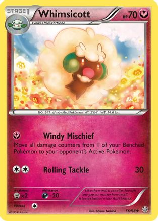 Whimsicott 56/98 - XY Ancient Origins Reverse Holofoil