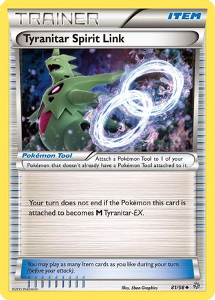 Tyranitar Spirit Link 81/98 - XY Ancient Origins