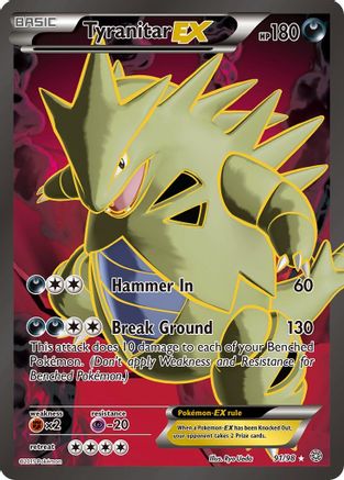 Tyranitar EX (91 Full Art)/98 - XY Ancient Origins Holofoil