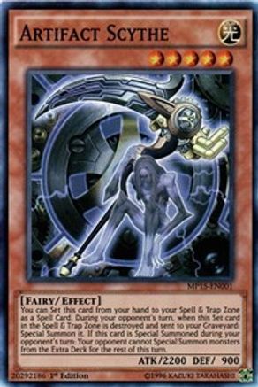 Artifact Scythe (MP15-EN001) - 2015 Mega-Tins Mega Pack 1st Edition