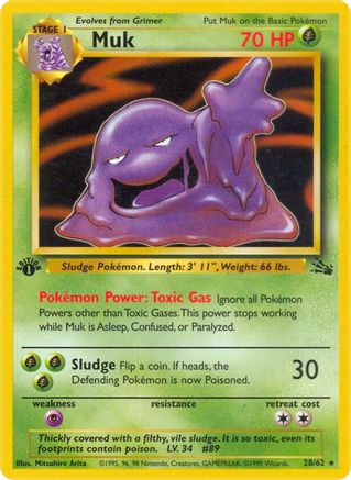 Muk (28) 28/62 - Fossil Unlimited