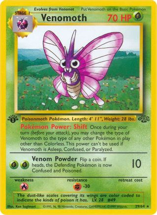 Venomoth (29) 29/64 - Jungle