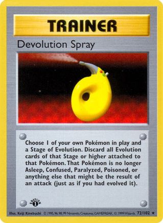 Devolution Spray - Base Set Shadowless