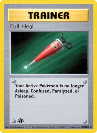 Full Heal 82 - Base Set Shadowless