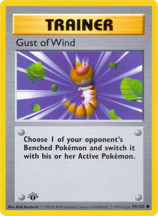 Gust of Wind 93 - Base Set Shadowless
