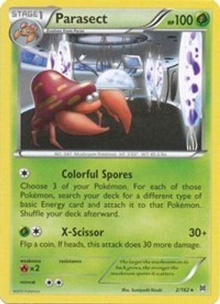 Parasect 2/162 - XY BREAKthrough Reverse Holofoil