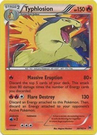 Typhlosion 20/162 - XY BREAKthrough Holofoil
