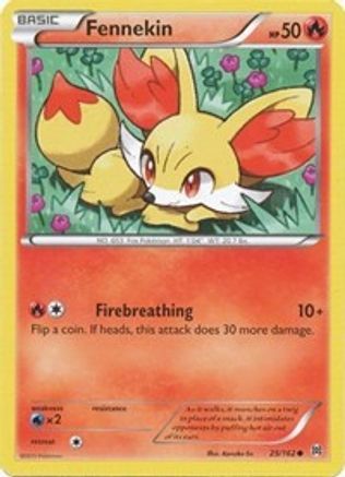 Fennekin 25/162 - XY BREAKthrough Reverse Holofoil