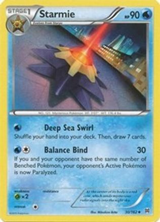 Starmie 30/162 - XY BREAKthrough Reverse Holofoil