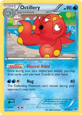 Octillery 33/162 - XY BREAKthrough Reverse Holofoil