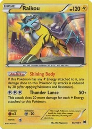 Raikou 55/162 - XY BREAKthrough