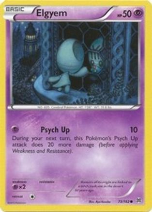 Elgyem 73/162 - XY BREAKthrough