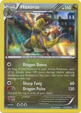 Haxorus 111/162 - XY BREAKthrough Holofoil
