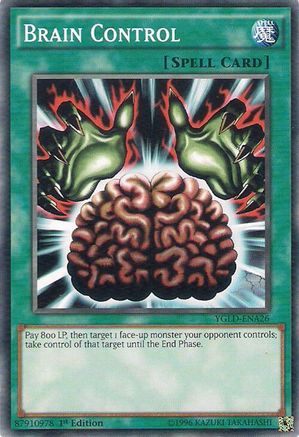 Brain Control (YGLD-ENA26) - King of Games: Yugi's Legendary Decks 1st Edition