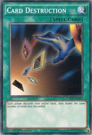 Card Destruction (YGLD-ENB27) - King of Games: Yugi's Legendary Decks Unlimited