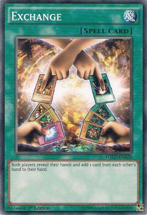 Exchange (YGLD-ENB28) - King of Games: Yugi's Legendary Decks 1st Edition