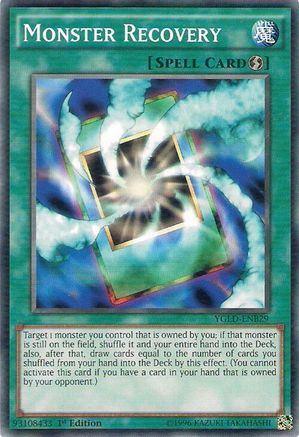 Monster Recovery (B) (YGLD-ENB29) - King of Games: Yugi's Legendary Decks 1st Edition
