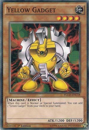 Yellow Gadget (YGLD-ENC18) - King of Games: Yugi's Legendary Decks 1st Edition