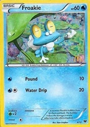 Froakie - 4/12/12 - McDonalds Promos 2014 Holofoil