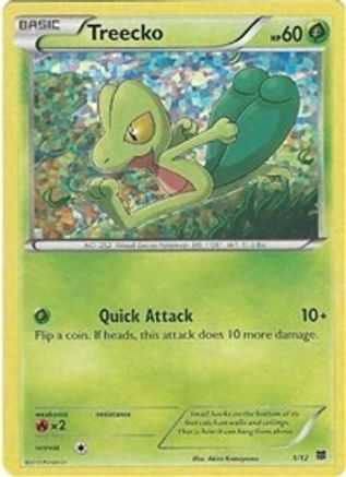 Treecko - 1/12/12 - McDonalds Promos 2015 Holofoil