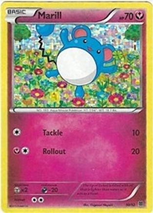 Marill - 10/12/12 - McDonalds Promos 2015 Holofoil
