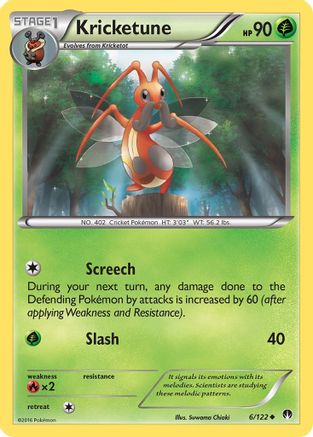 Kricketune 6/122 - XY BREAKpoint