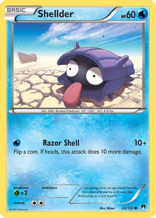 Shellder (22) 22/122 - XY BREAKpoint