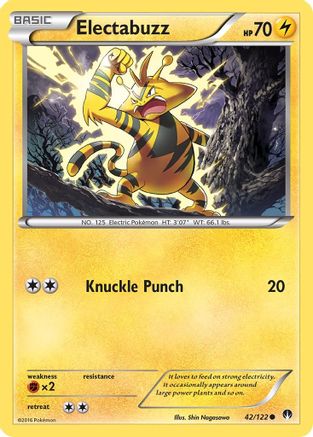 Electabuzz 42/122 - XY BREAKpoint