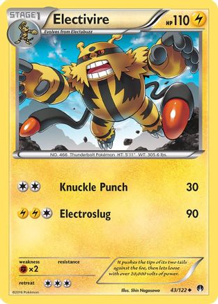 Electivire/122 - XY BREAKpoint