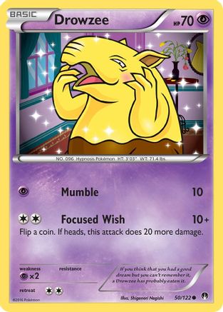 Drowzee 50/122 - XY BREAKpoint Reverse Holofoil