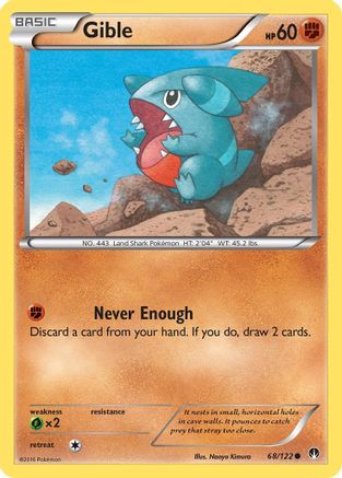 Gible 68/122 - XY BREAKpoint
