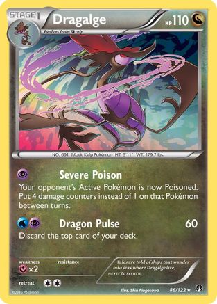 Dragalge 86/122 - XY BREAKpoint Reverse Holofoil