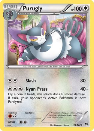 Purugly 94/122 - XY BREAKpoint