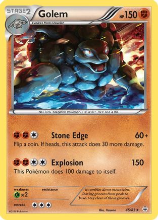 Golem/83 - Generations Holofoil