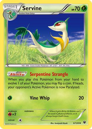 Servine 6/124 - XY Fates Collide