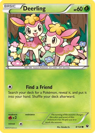 Deerling 8/124 - XY Fates Collide