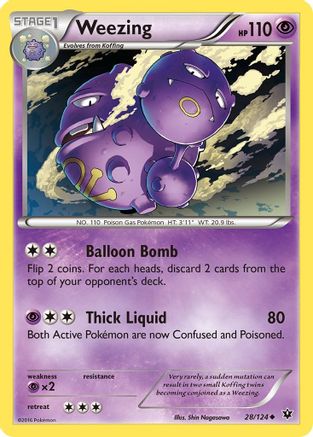 Weezing 28/124 - XY Fates Collide