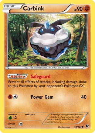 Carbink (50) 50/124 - XY Fates Collide Reverse Holofoil