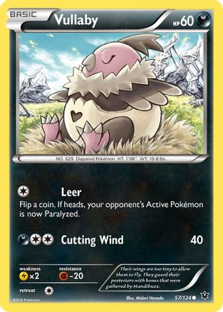 Vullaby 57/124 - XY Fates Collide Reverse Holofoil