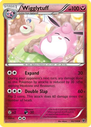 Wigglytuff 66/124 - XY Fates Collide