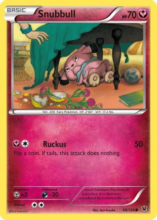 Snubbull 68/124 - XY Fates Collide Reverse Holofoil