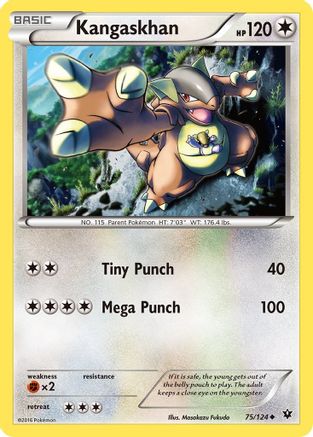 Kangaskhan 75/124 - XY Fates Collide